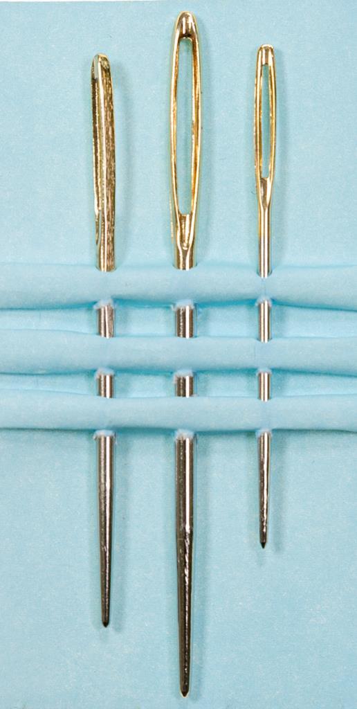 Preview: Wollnadeln ohne Spitze dick 3 Stk.